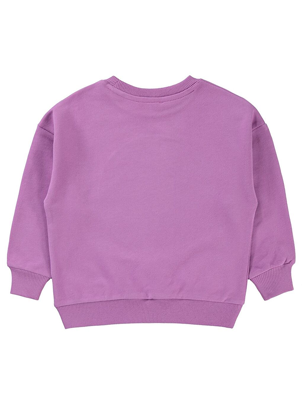 Lila Kız Çocuk Sweatshirt 3-7 Yaş Leylak-2