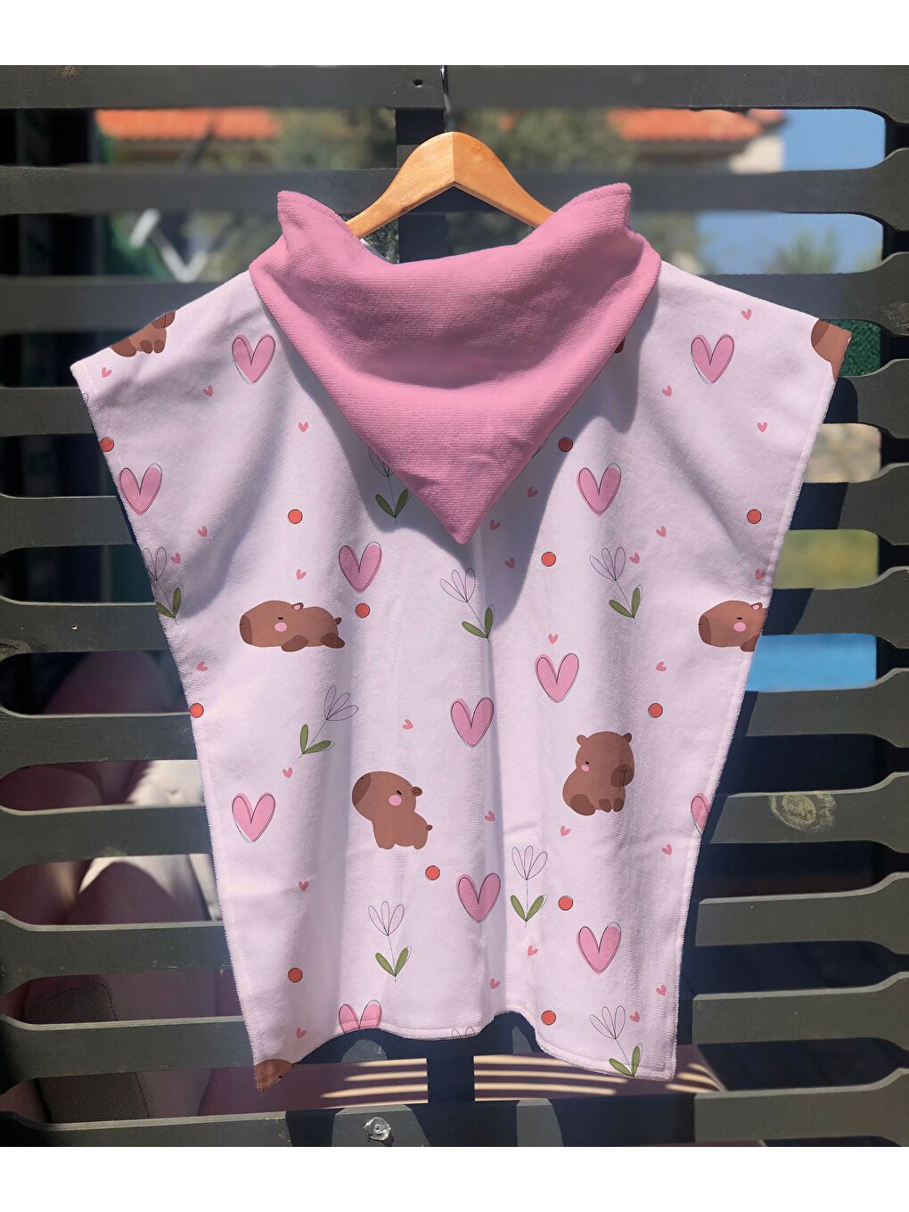 Karışık Özel Tasarım Desenli Hızlı Kuruyan 60x60 cm Plaj Havlusu