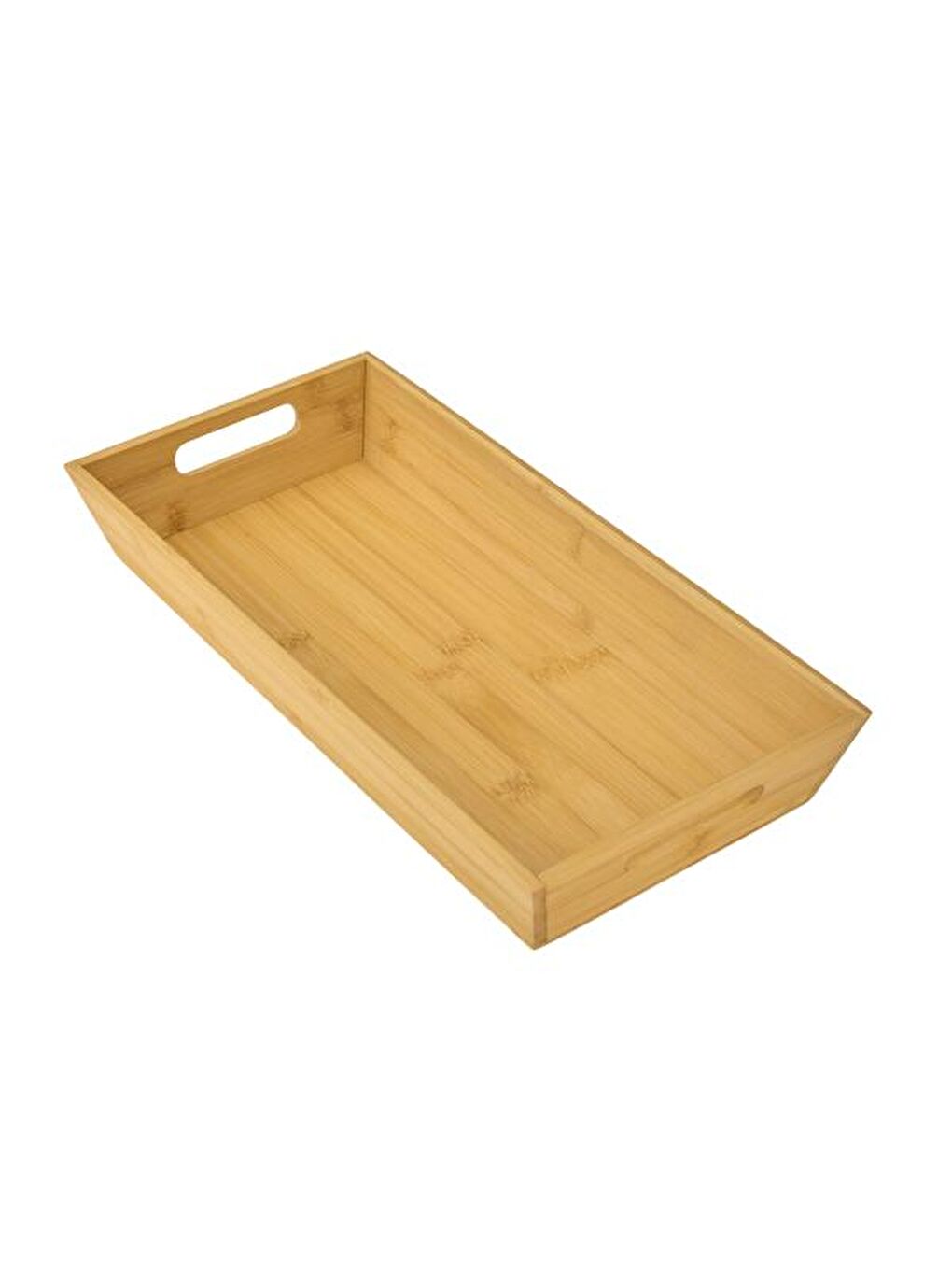 Kahverengi Evidea Kitchen Bambu Tepsi - 40x19,5x5,2 cm-1