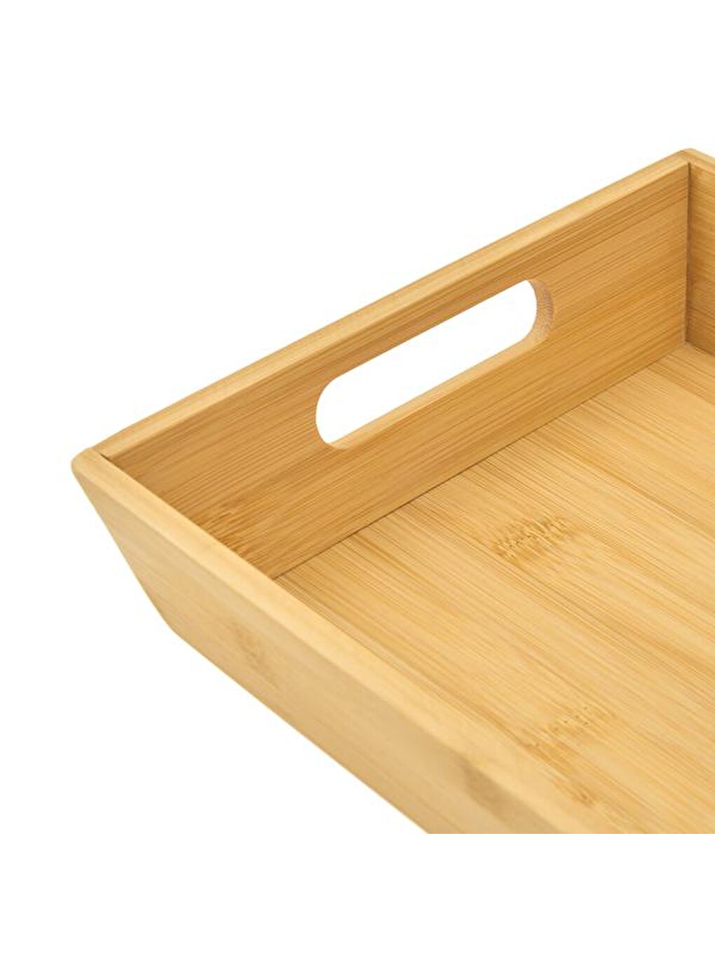 Kahverengi Evidea Kitchen Bambu Tepsi - 40x19,5x5,2 cm-4