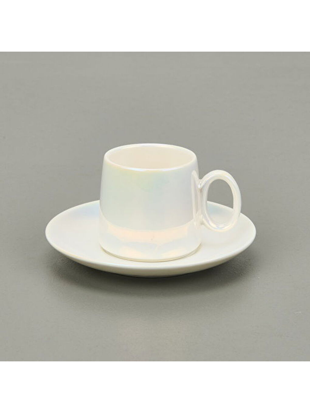 Pearl Porselen 6'lı Kahve Fincanı Seti - Beyaz-2