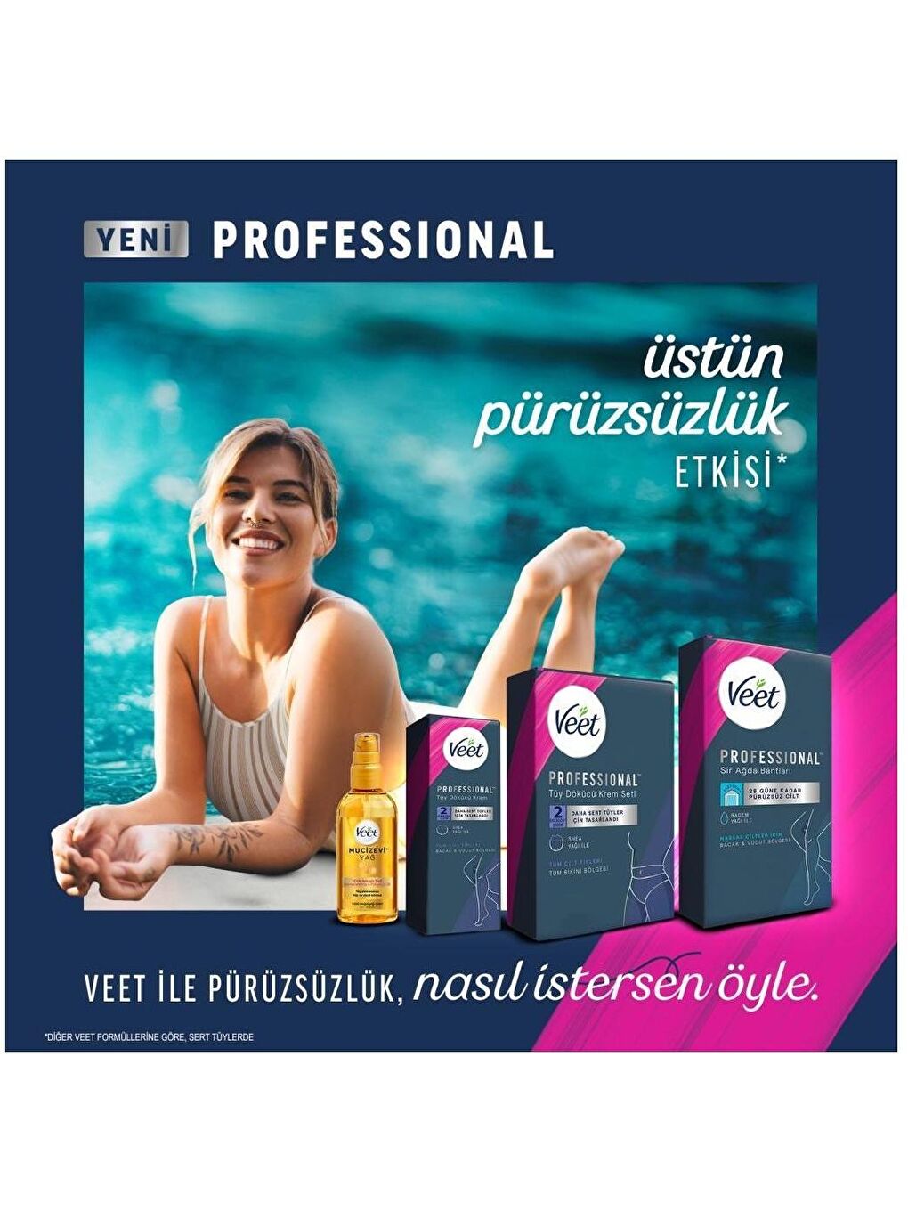 Veet Renksiz Professional Ağda Bandı Yüz Bölgesi Normal Ciltler İçin 20 li - 5