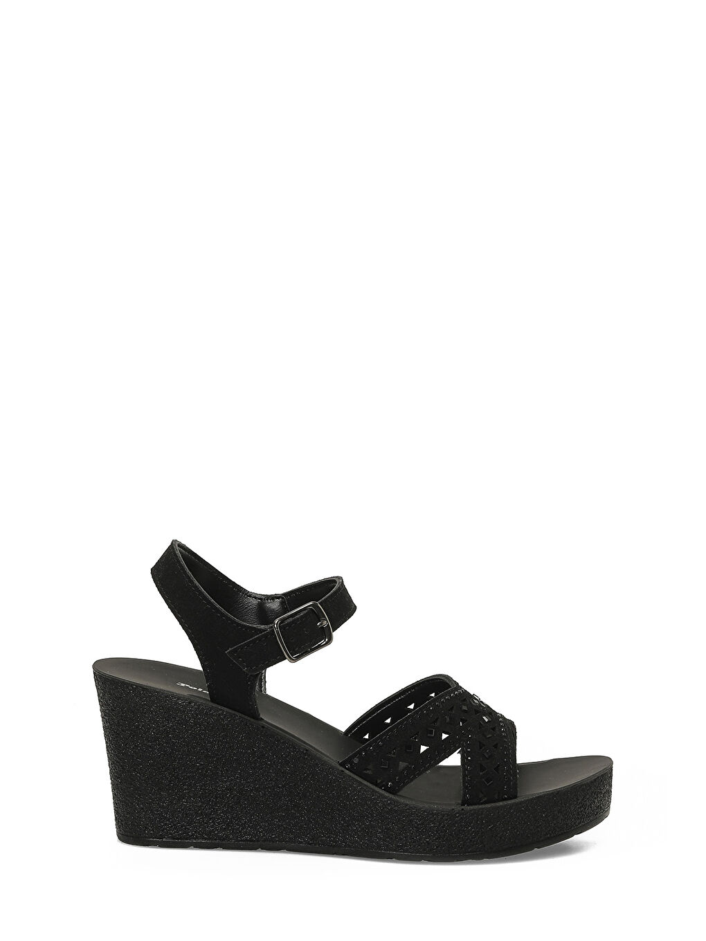 409103.Z Siyah Kadın Dolgu Topuk Sandalet