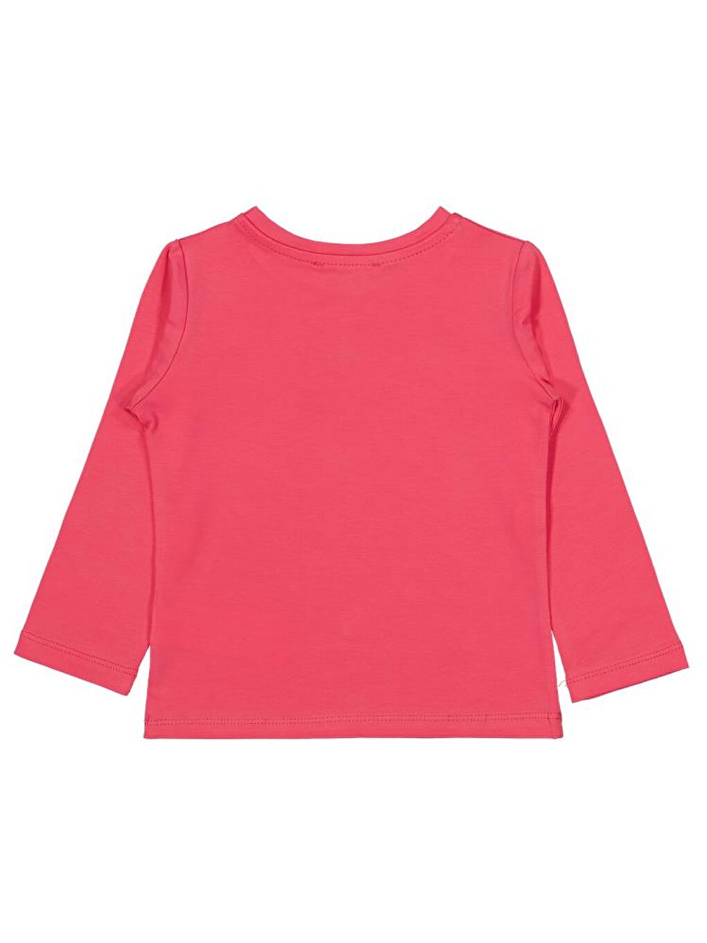 Girls Basic 2-5 Yaş Sweatshirt - Pembe 3-4 Yaş-1