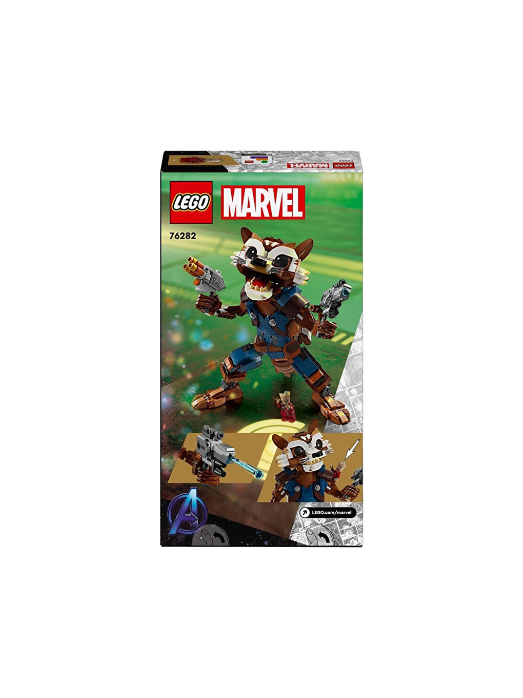 Lego Renksiz Super Heroes Marvel Rocket Ve Bebek Groot 76282 - 3