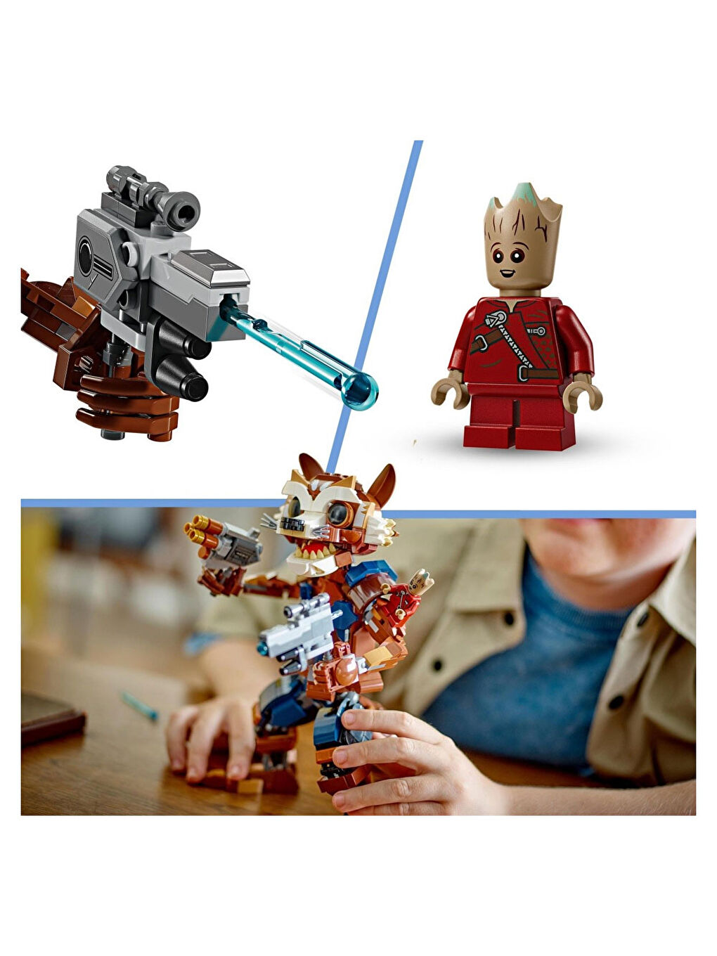 Lego Renksiz Super Heroes Marvel Rocket Ve Bebek Groot 76282 - 4