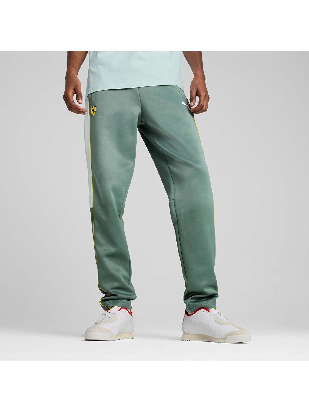 Yeşil SCUDERIA FERRARI Race MT7 Erkek Eşofman Altı