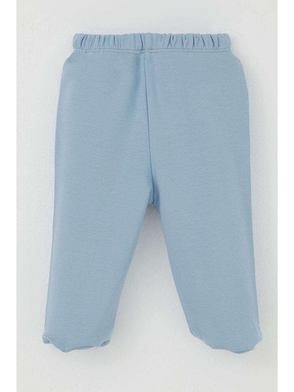 Erkek Bebek Patikli Alt Basic Mavi (0-3 Ay)-1