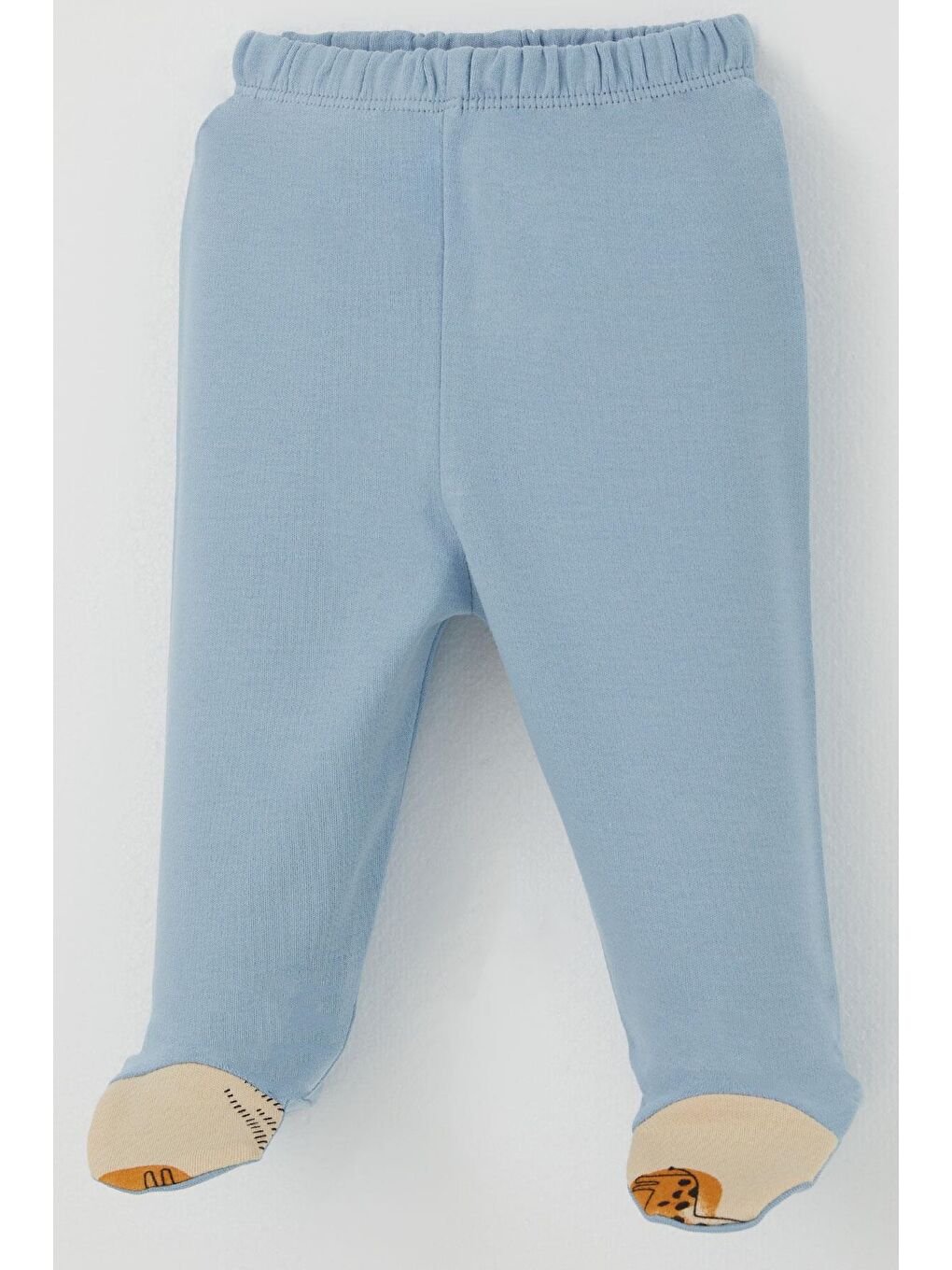 Erkek Bebek Patikli Alt Basic Mavi (0-3 Ay)-2