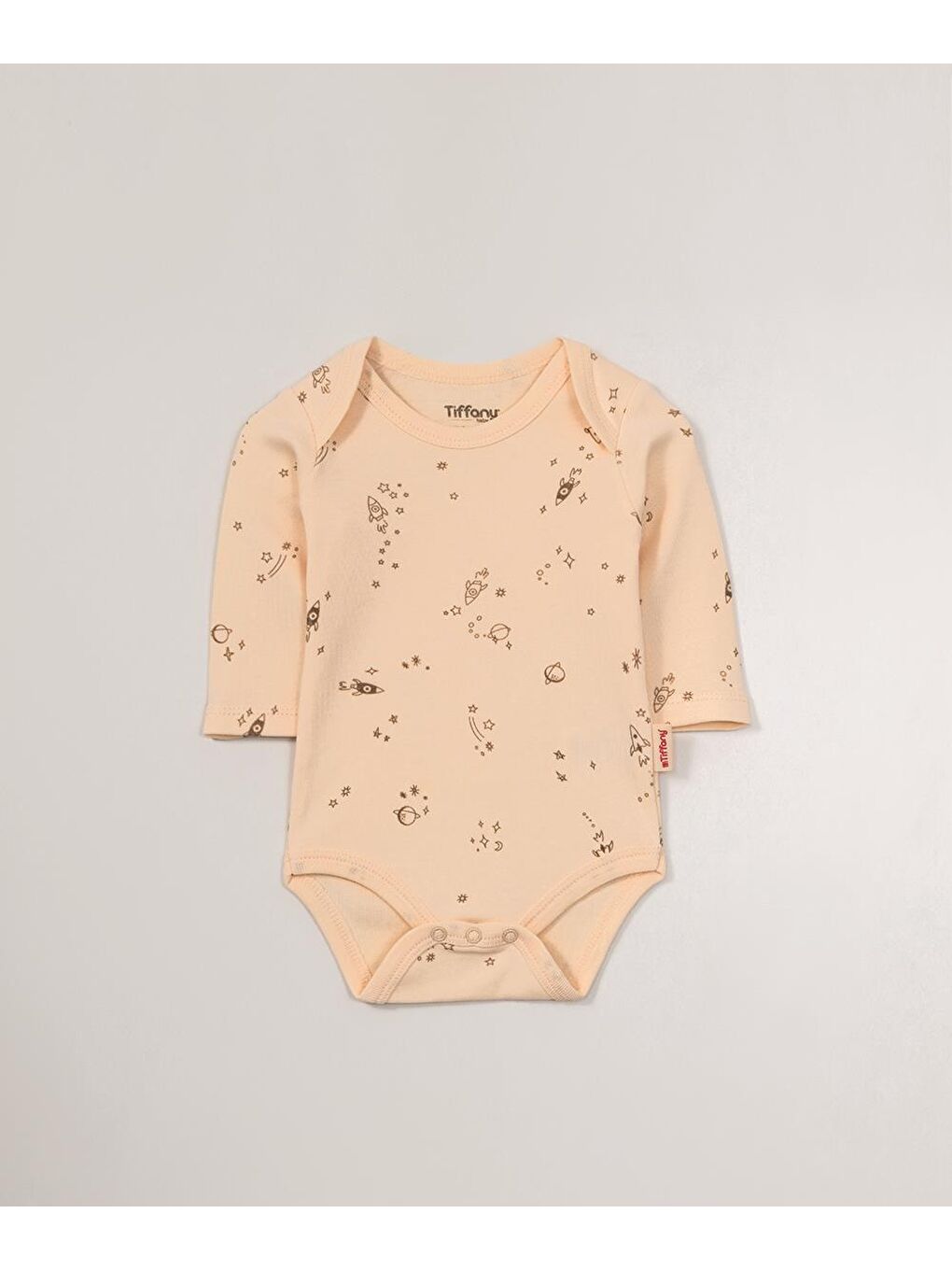 Karışık Galaxy Organic Tema Uzun Kol Badi