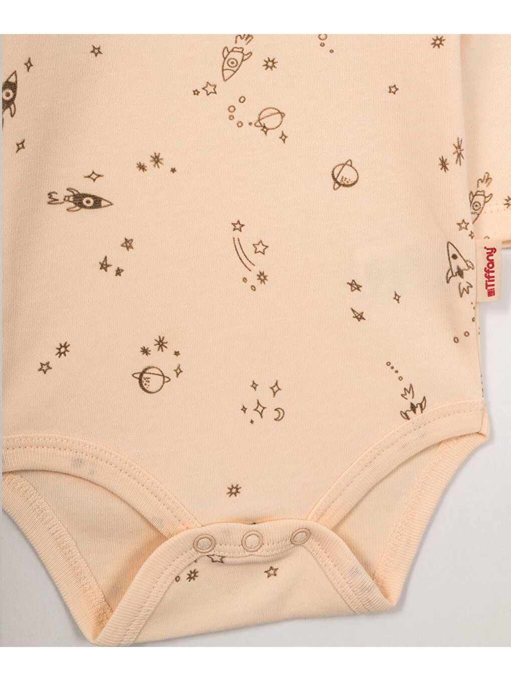 Karışık Galaxy Organic Tema Uzun Kol Badi-2