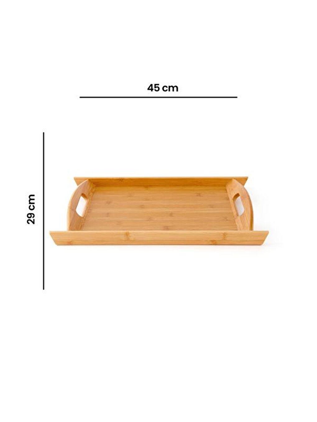 Kahverengi Mensa Dikdörtgen Tepsi - Orta-6