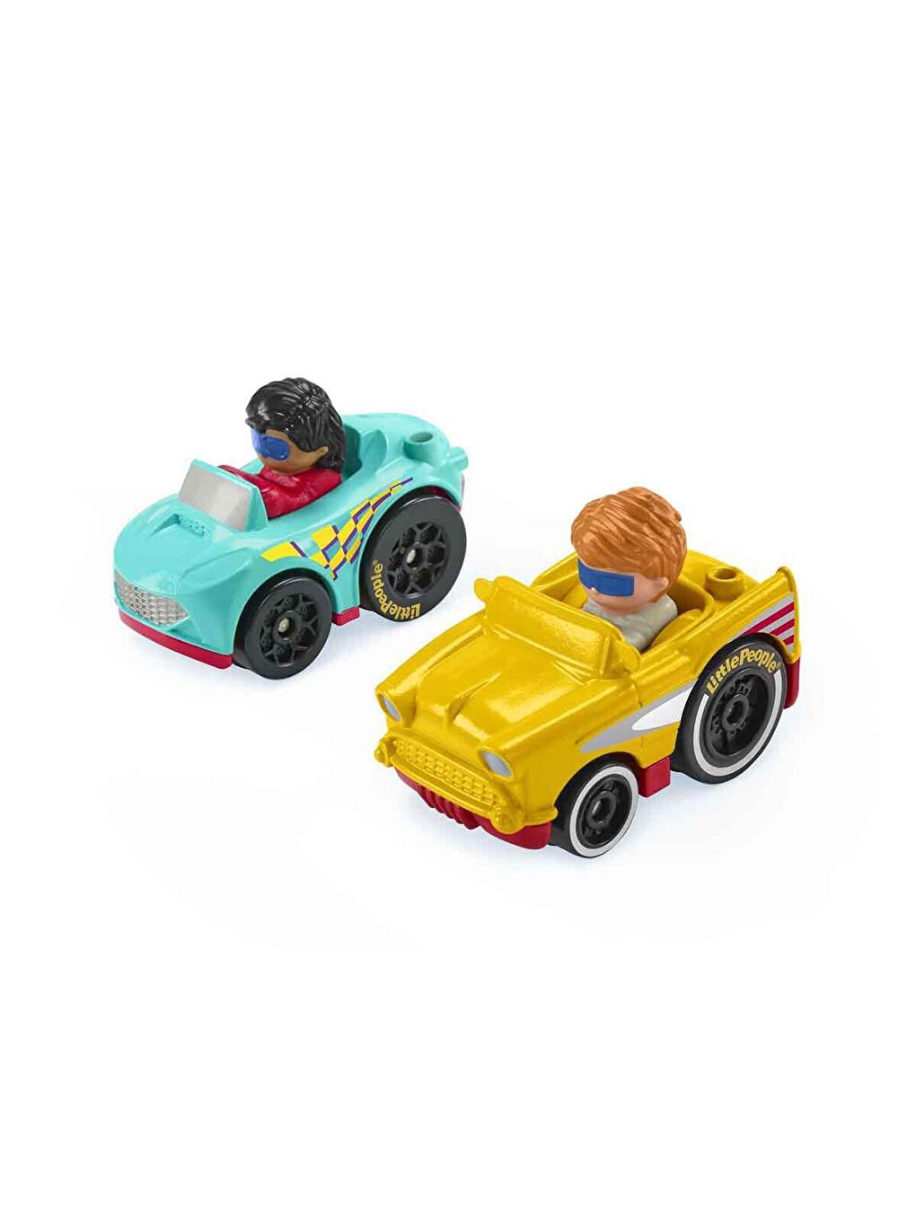 FISHER PRICE Renksiz Little People Wheelies Şehri Oyun Seti HBD77 - 4