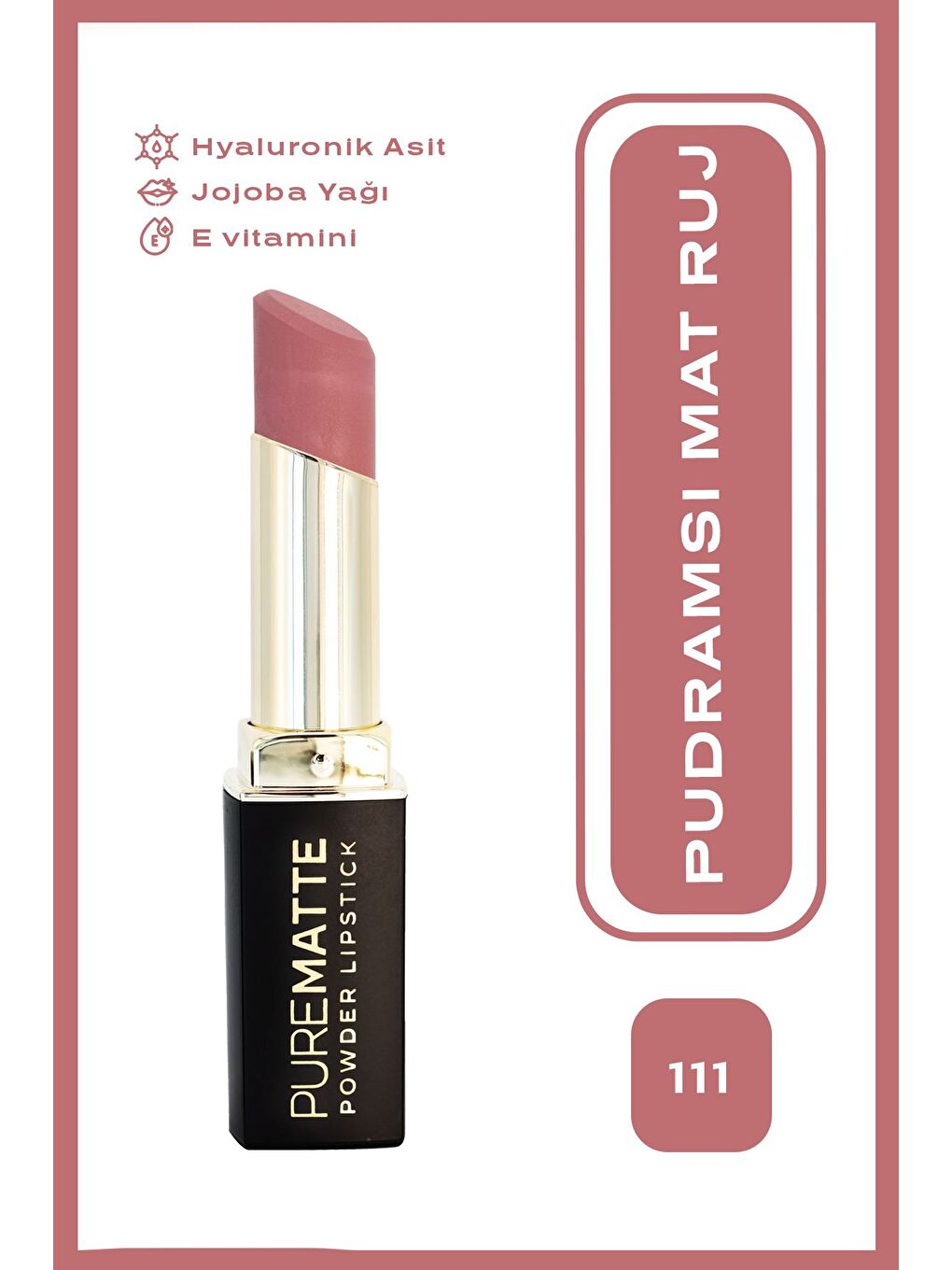 Pure Matte Powder Lipstick 111 Pudramsı Mat Ruj 3,5 g