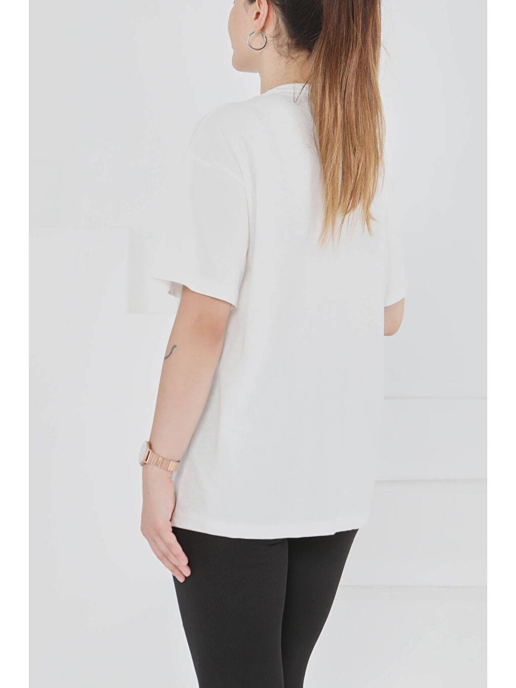 Kısa Kollu T-Şhirt Beyaz - 27346-4