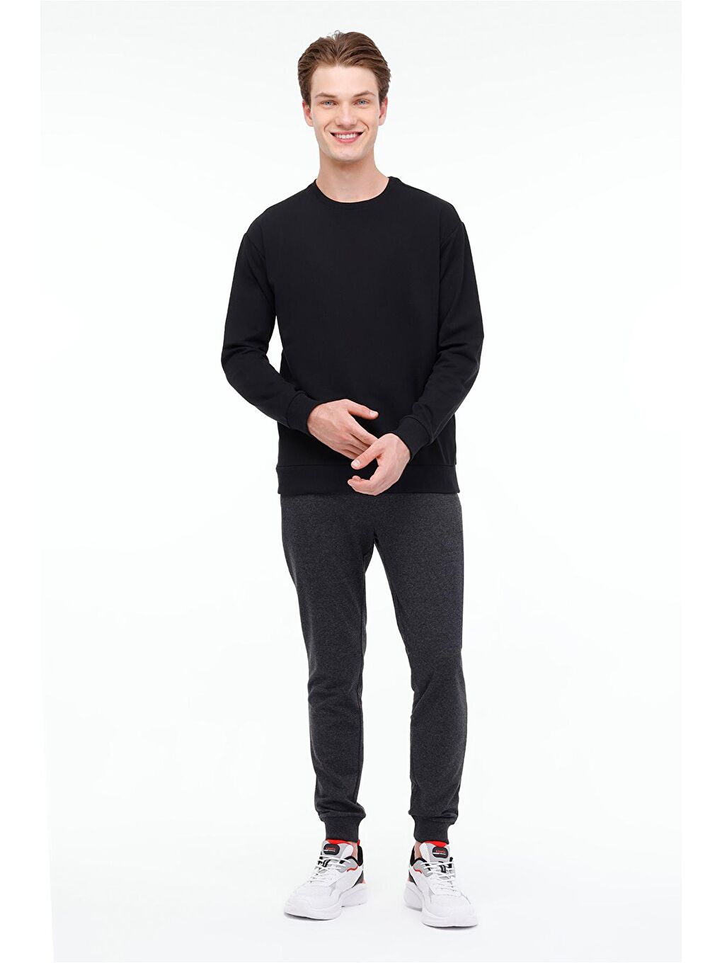 Kinetix MR RJN90 C SW 4PR Siyah Erkek Sweatshirt - 2