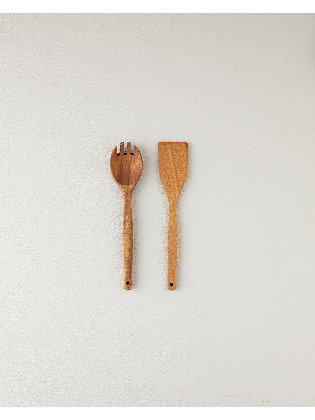 Kahverengi Pure Wooden Iroco 2'li Servis Gereci Kahve