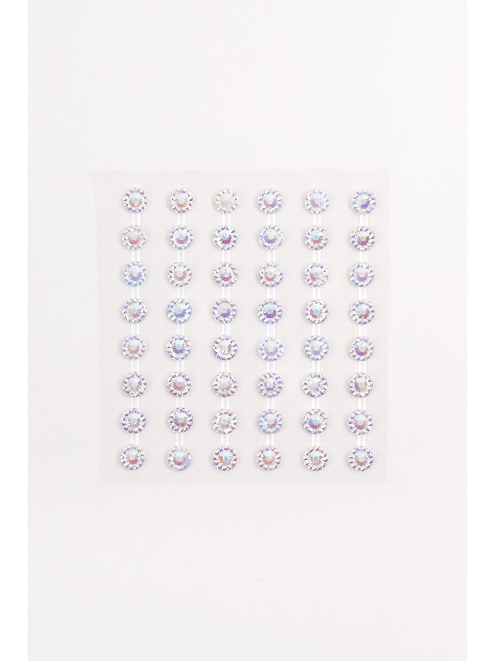 Gümüş Işıltılı Taşlı Yüz ve Tırnak Sticker