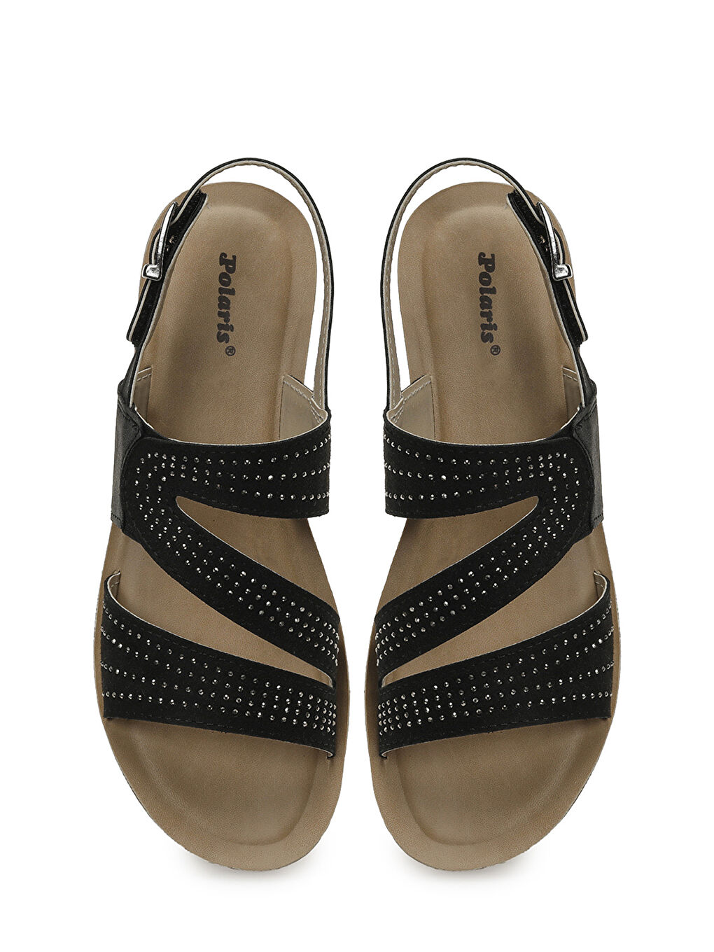 409037.Z Siyah Kadın Comfort Sandalet-3