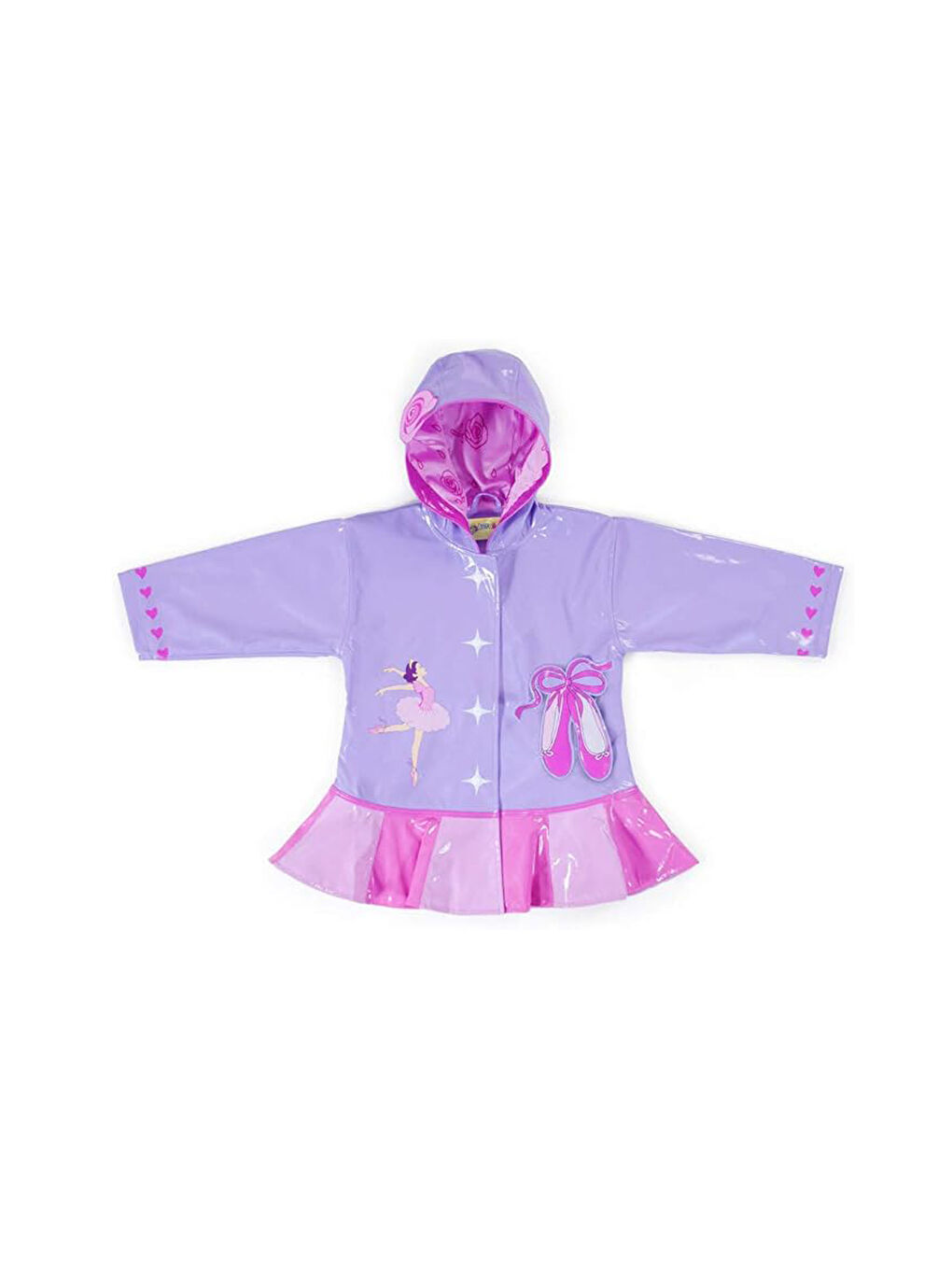 Kidorable Kız Bebek Balerin Pembe Yağmurluk