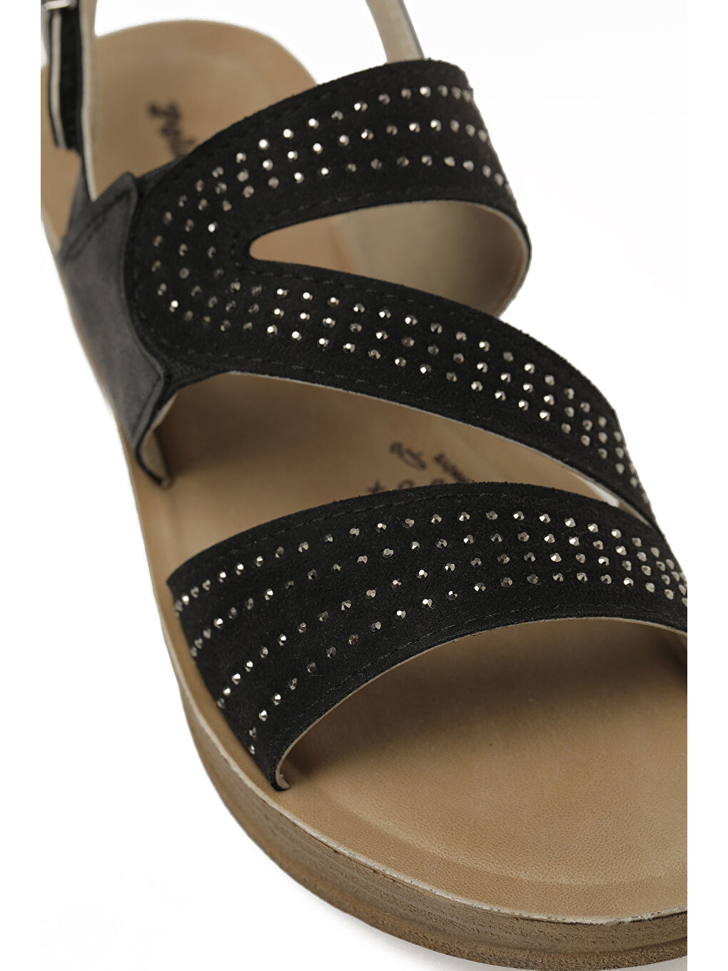 409037.Z Siyah Kadın Comfort Sandalet-6