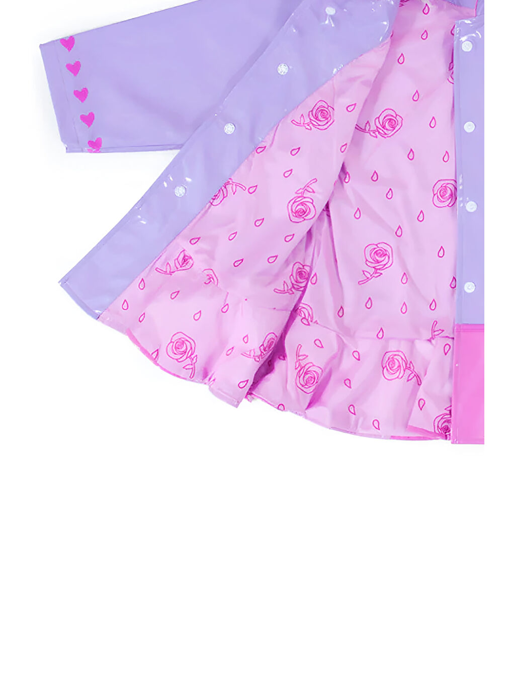 Kidorable Kız Bebek Balerin Pembe Yağmurluk-1