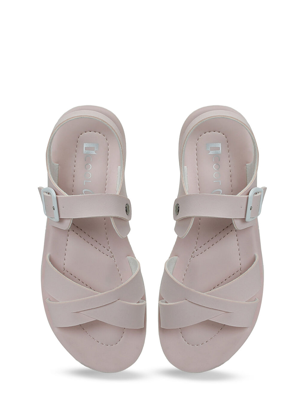 Pembe KLAS.F Pudra Kız Çocuk Sandalet-3