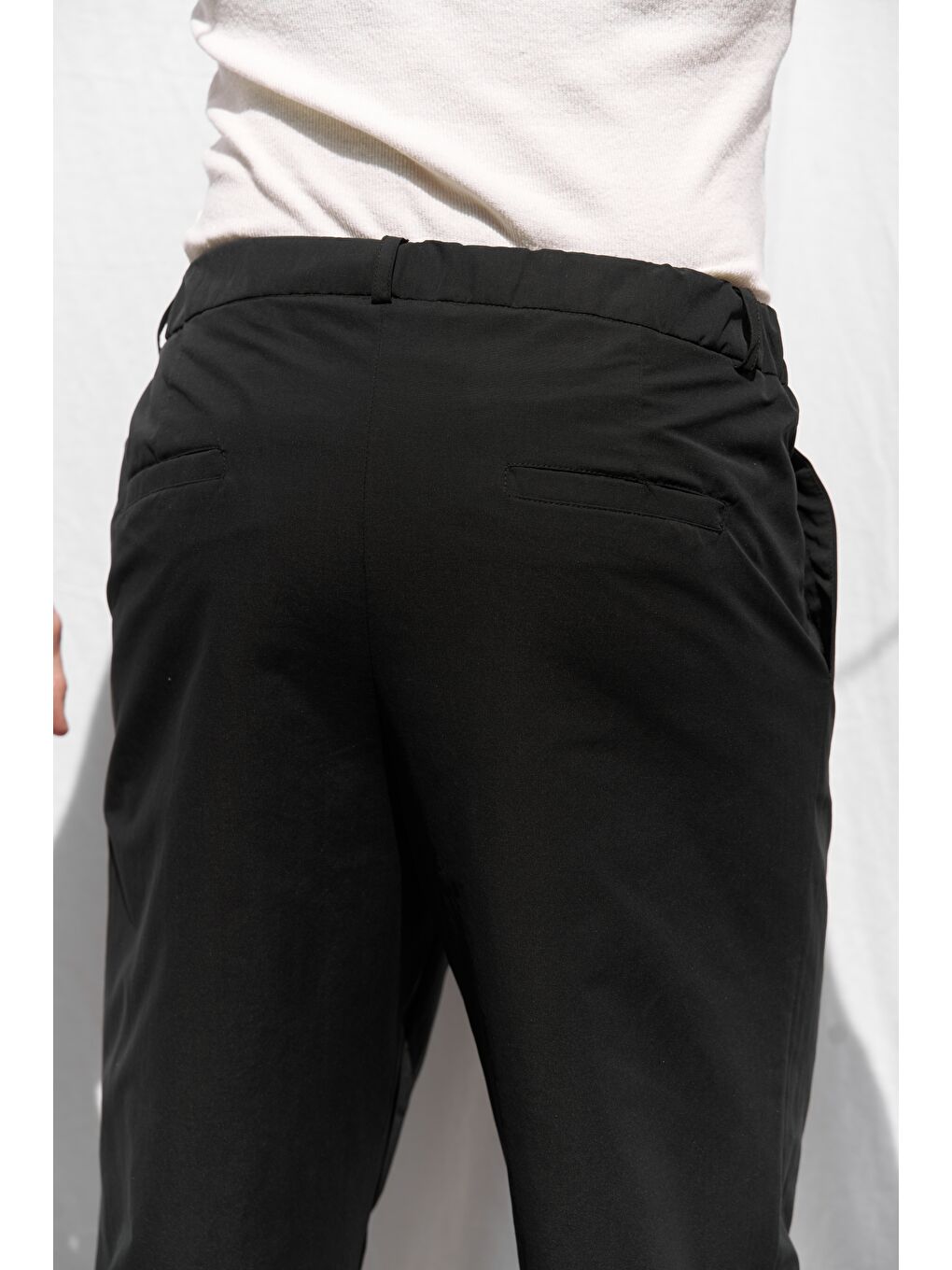 Sergio Düğmeli Siyah Erkek Pantolon-6