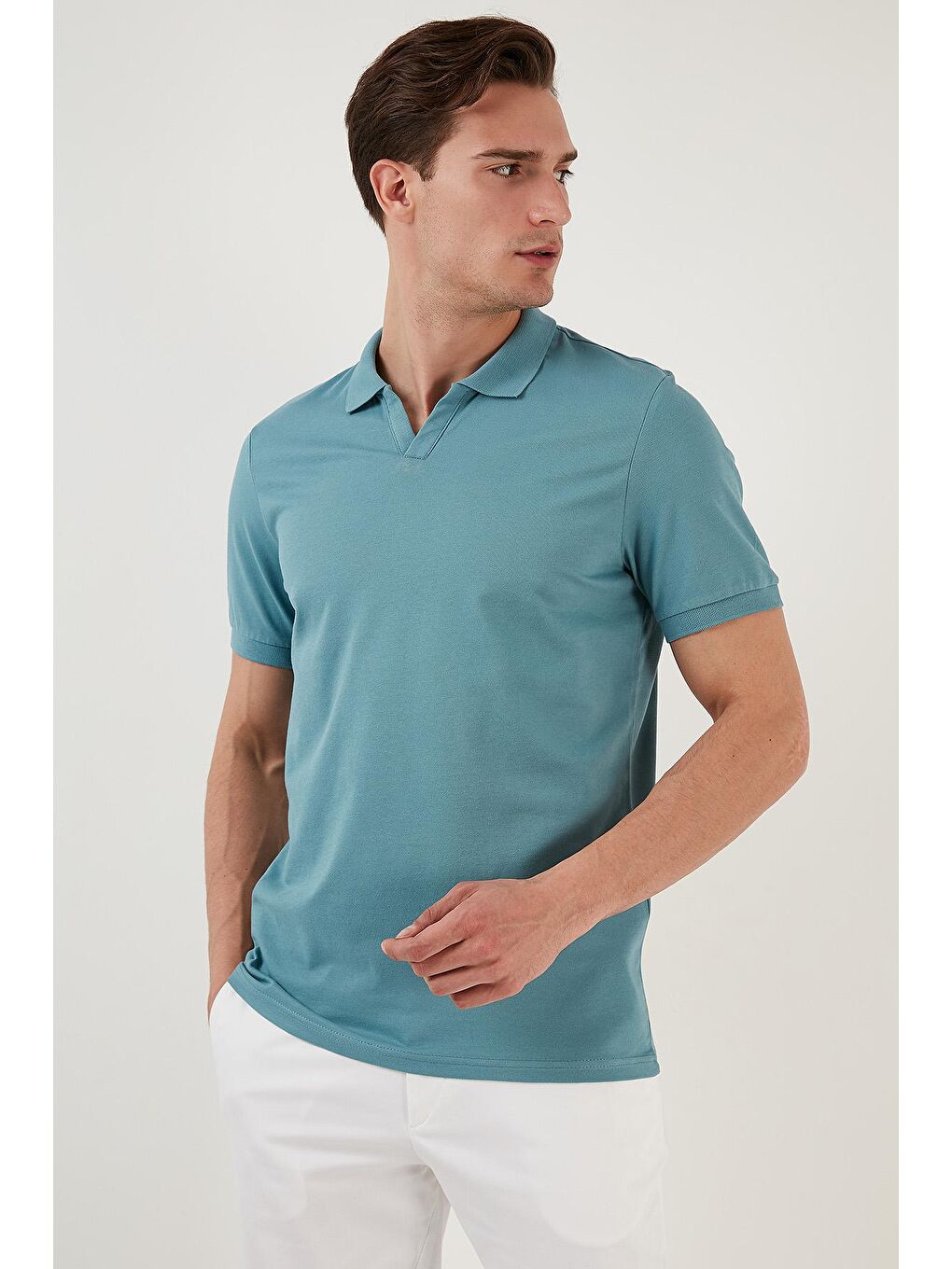 Buratti Mavi Slim Fit Pamuklu Polo T Shirt 5902141 - 2