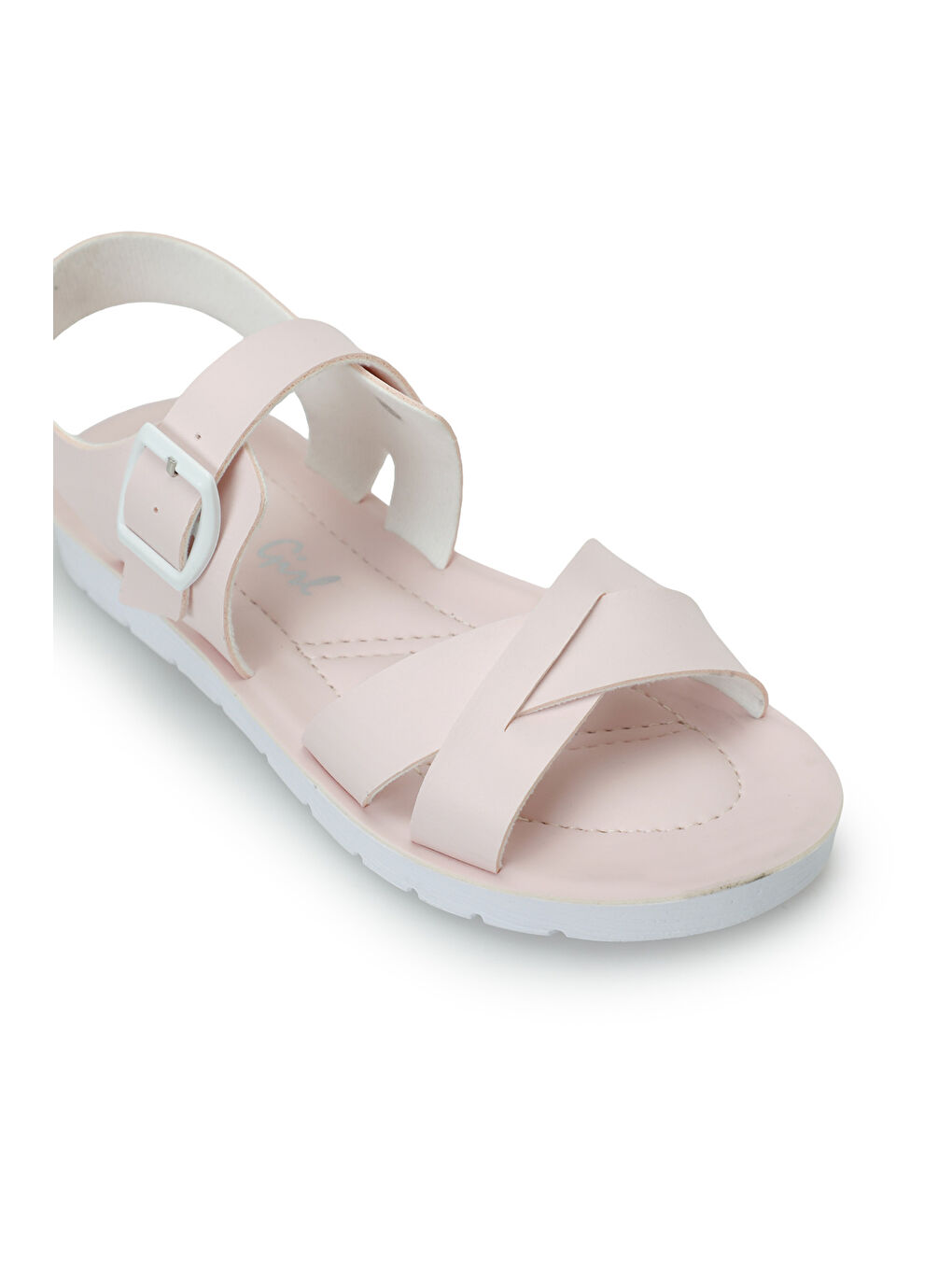 Pembe KLAS.F Pudra Kız Çocuk Sandalet-6