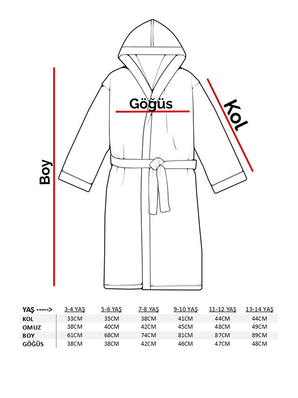 Lila Bambu Nakışlı Çocuk Bornozu - M.Craft-2