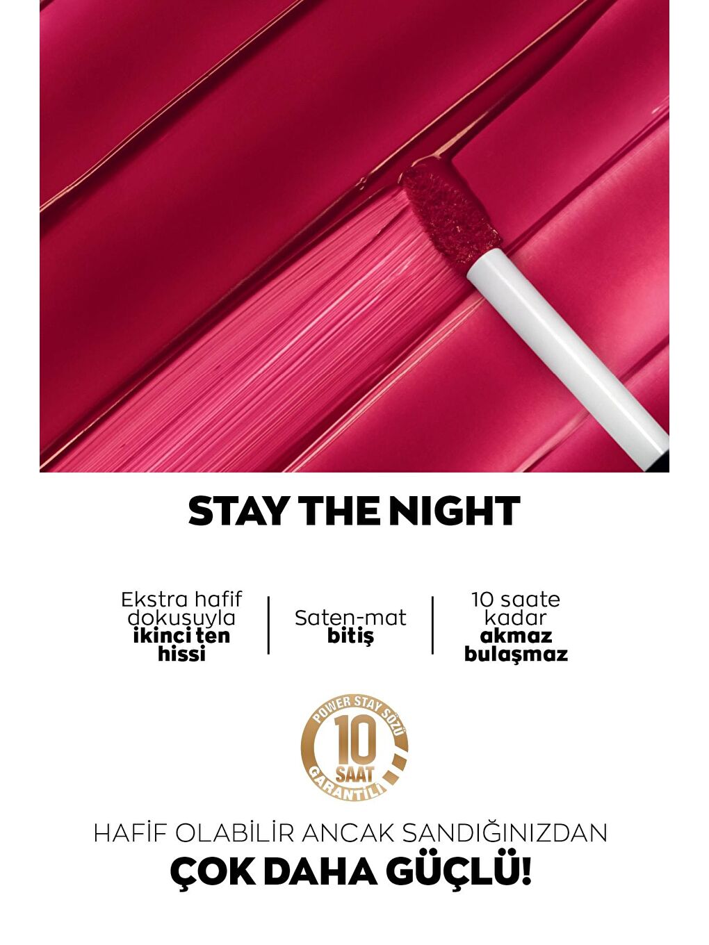 AVON Power Stay Liquid Stain Mat Ruj Stay The Night - 1