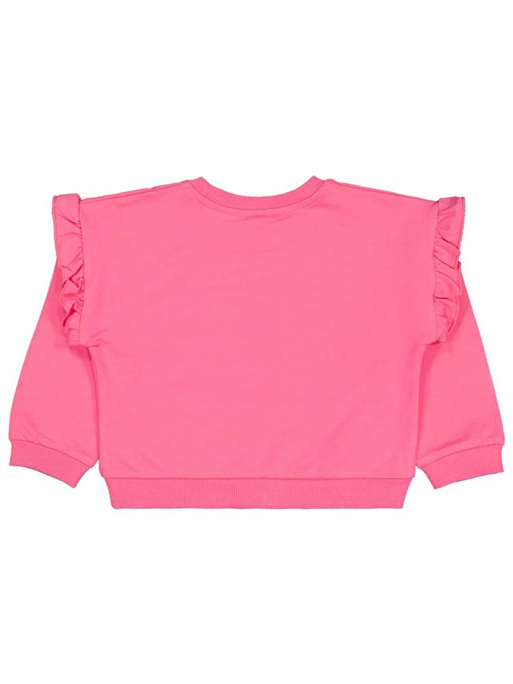 Girls Renkli Papatya Baskılı 2-5 Yaş Sweatshirt - Pembe 4-5 Yaş-1
