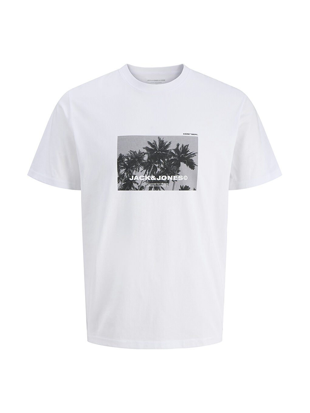 Version Crew Neck Erkek Beyaz Yuvarlak Yaka Spor Tişört