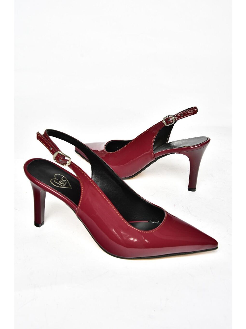S6540717 Bordo Kadın Topuklu Ayakkabı-2