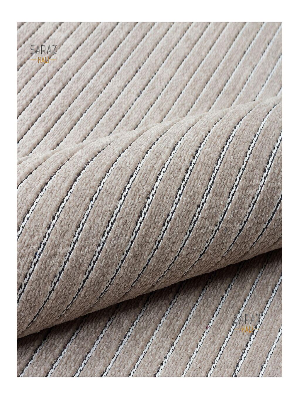 Bej Dizayn Şönil Kilim Vizon 80x300-3