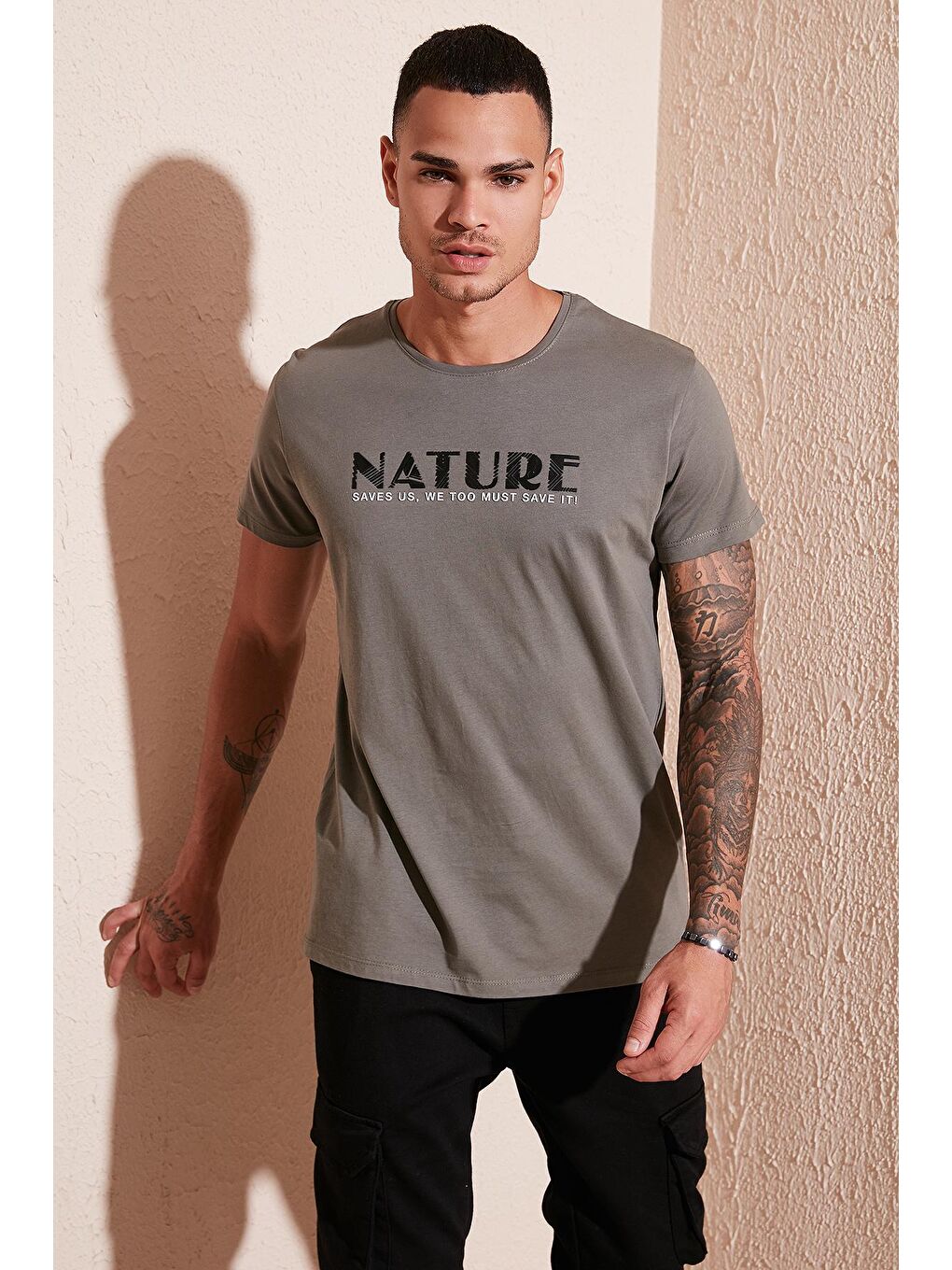 Buratti Haki T Shirt 541NATURE