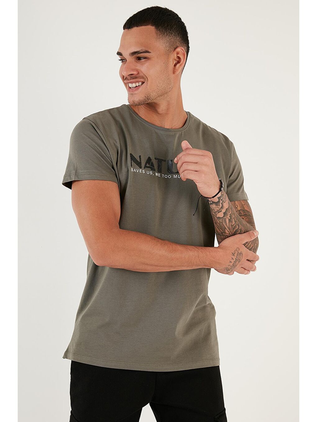 Buratti Haki T Shirt 541NATURE - 2