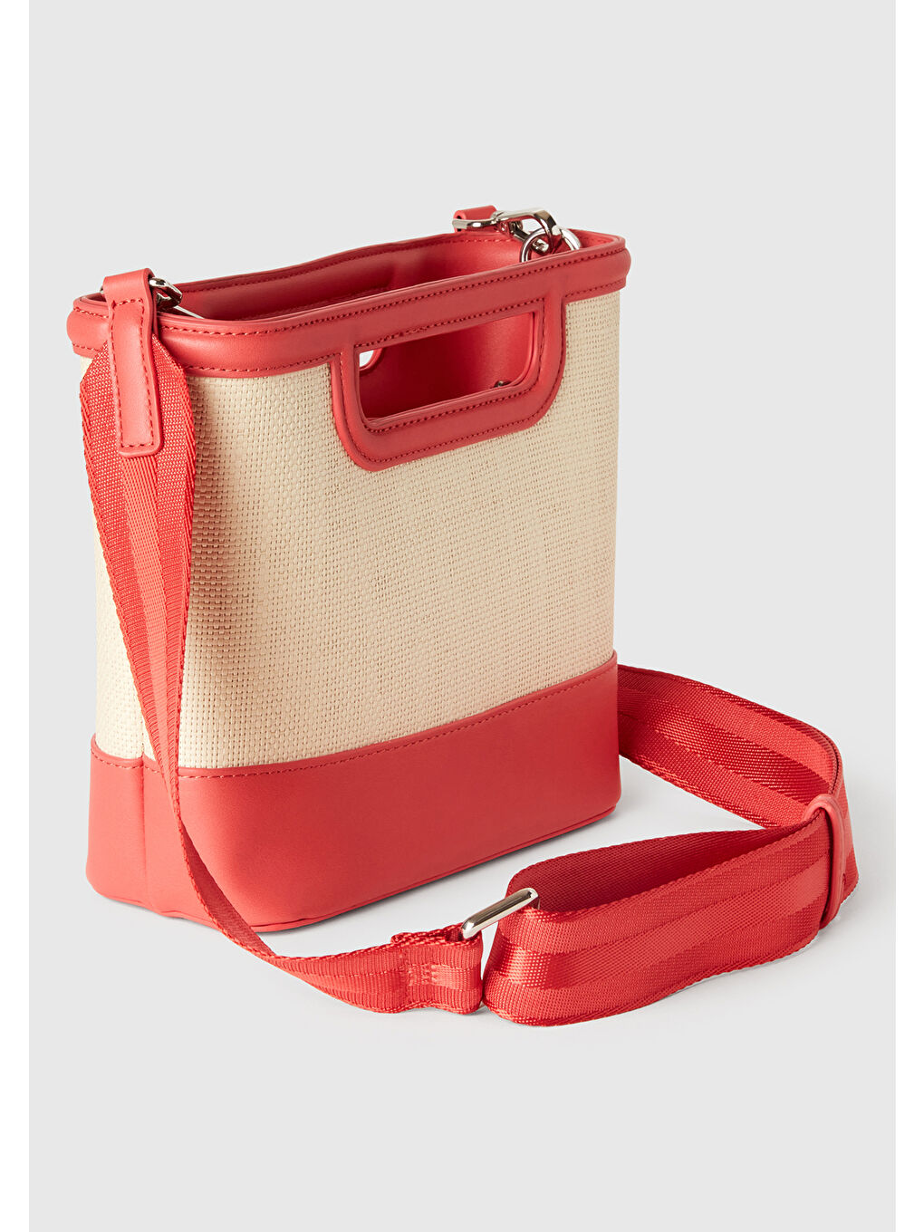 Kadın Mercan Mini Tote Çanta-1