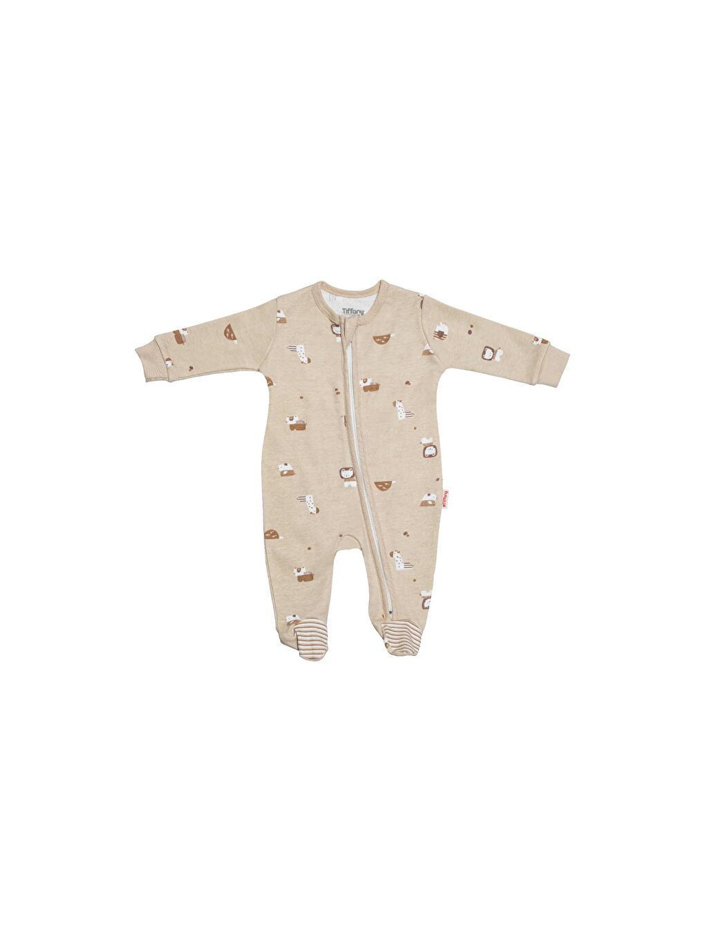 Kahverengi Animals World Theme Tulum