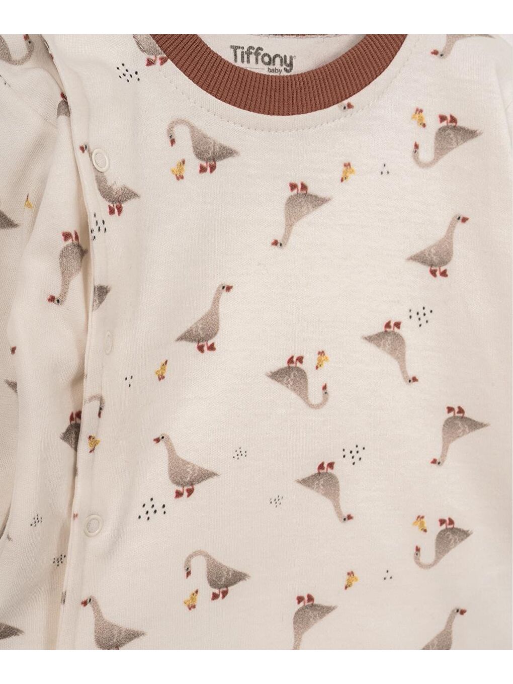 Karışık Happy Duck Tema Üçlü Zıbın Set-1