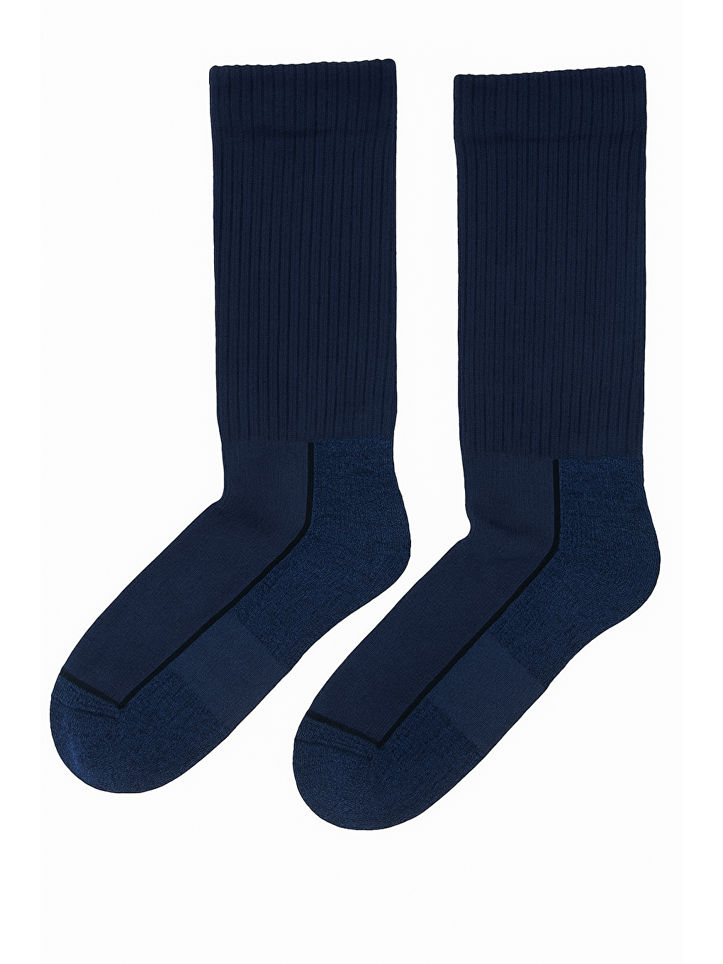 Havlu Jakarlı Erkek Soket Çorap Lacivert