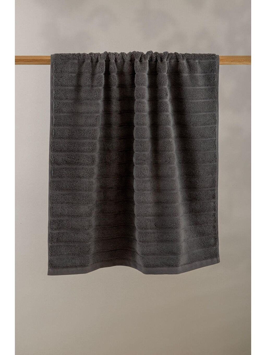 Frizz %100 Pamuk Banyo Havlusu Koyu Gri 70x130-1