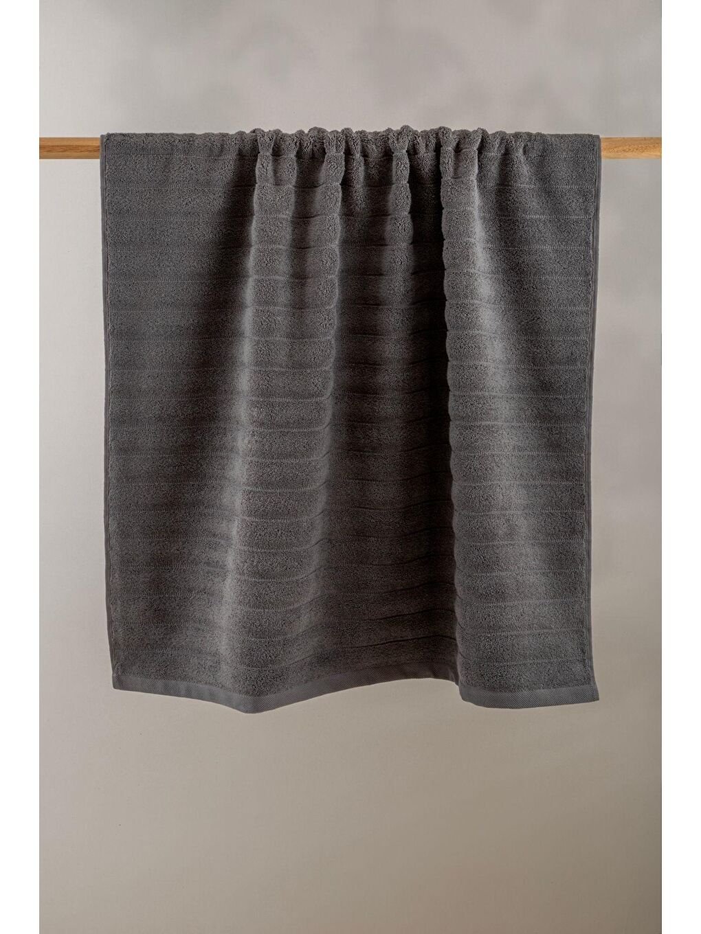 Frizz %100 Pamuk Banyo Havlusu Koyu Gri 70x130-2
