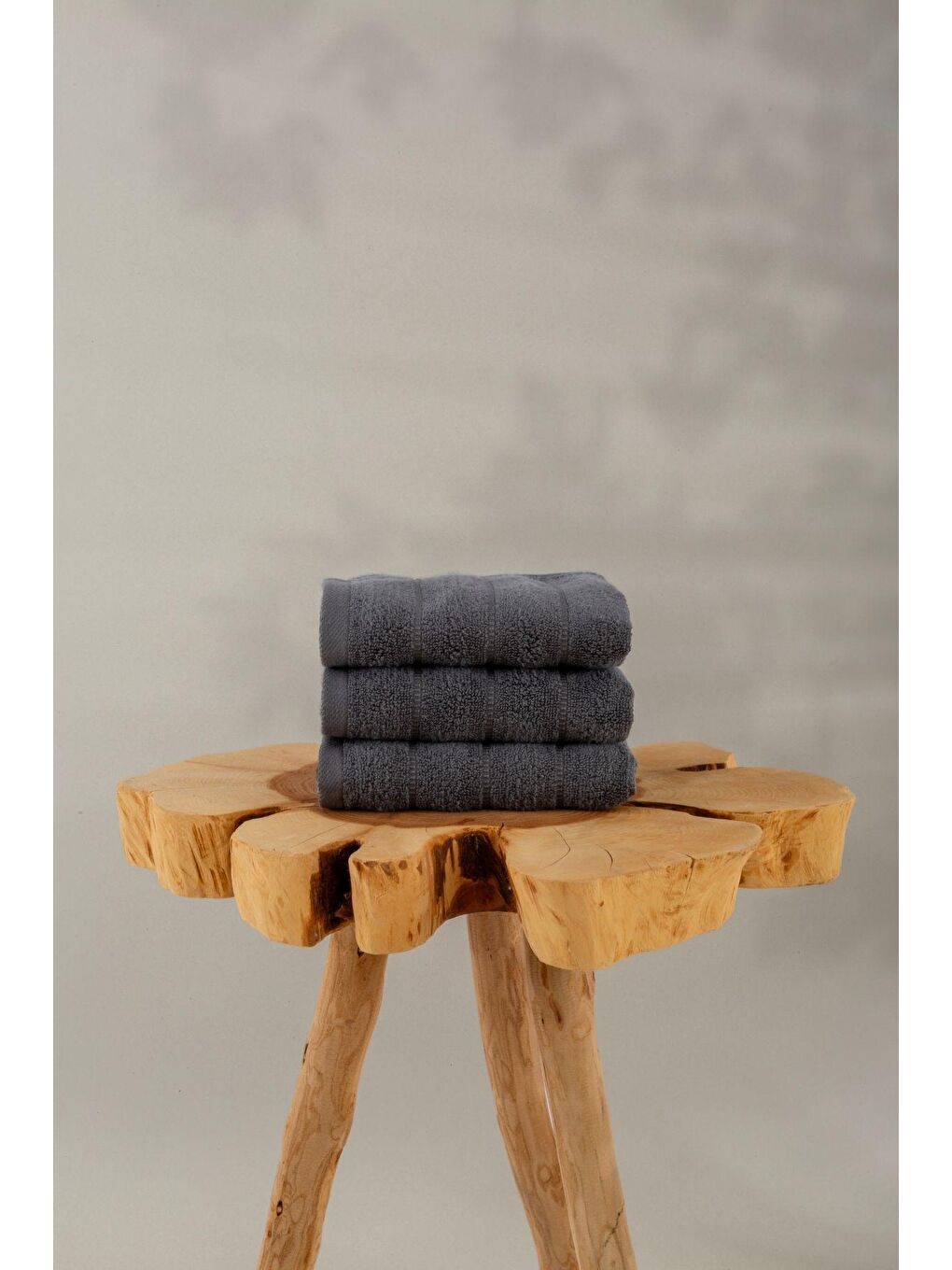 Frizz %100 Pamuk Banyo Havlusu Koyu Gri 70x130-4