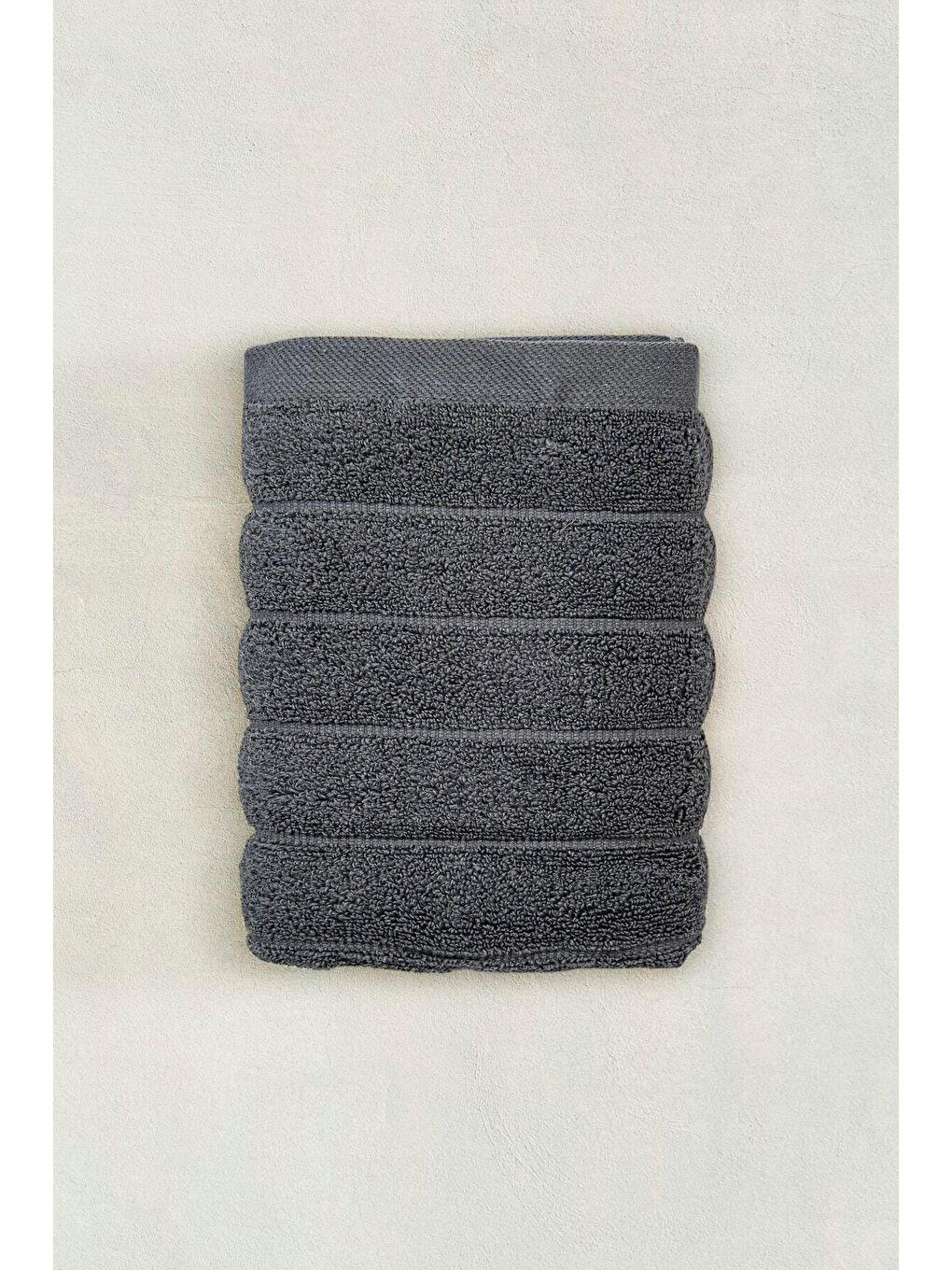 Frizz %100 Pamuk Banyo Havlusu Koyu Gri 70x130-5