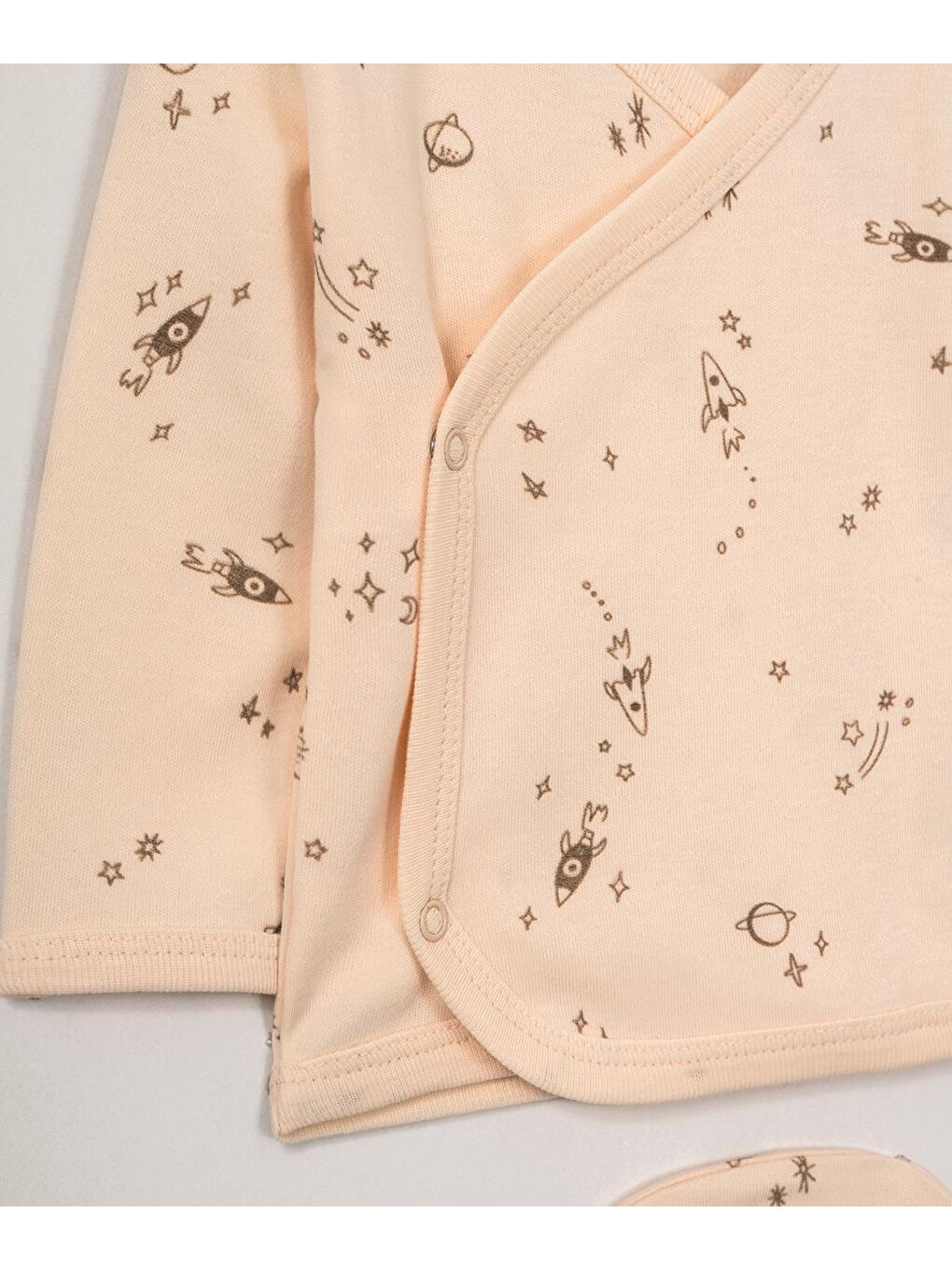 Karışık Galaxy Organik Tema Üçlü Zıbın Set-1