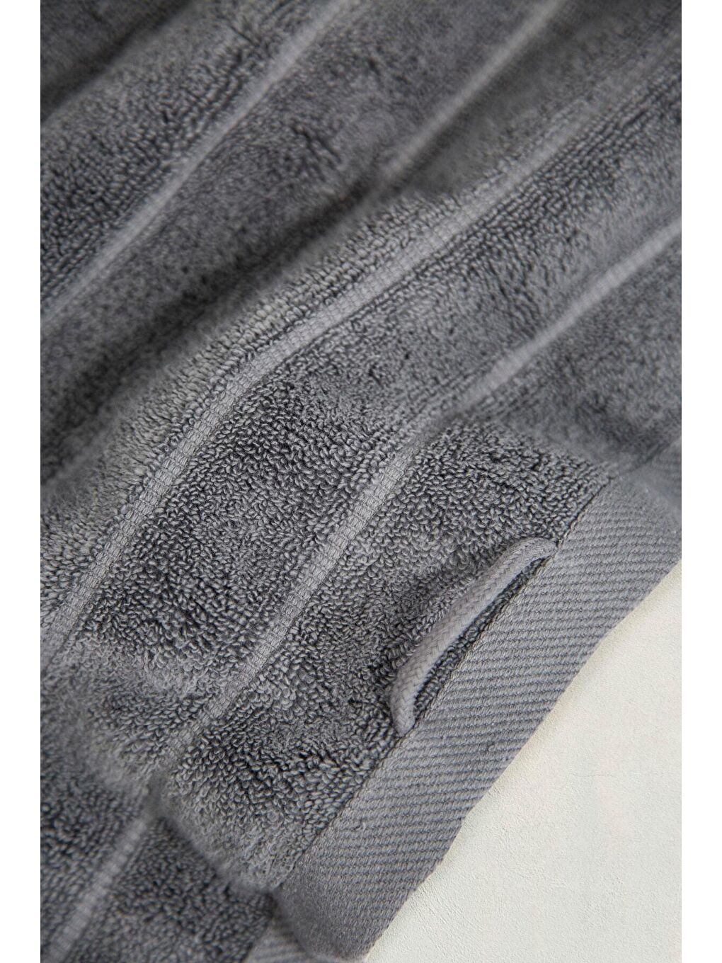 Frizz %100 Pamuk Banyo Havlusu Koyu Gri 70x130-7