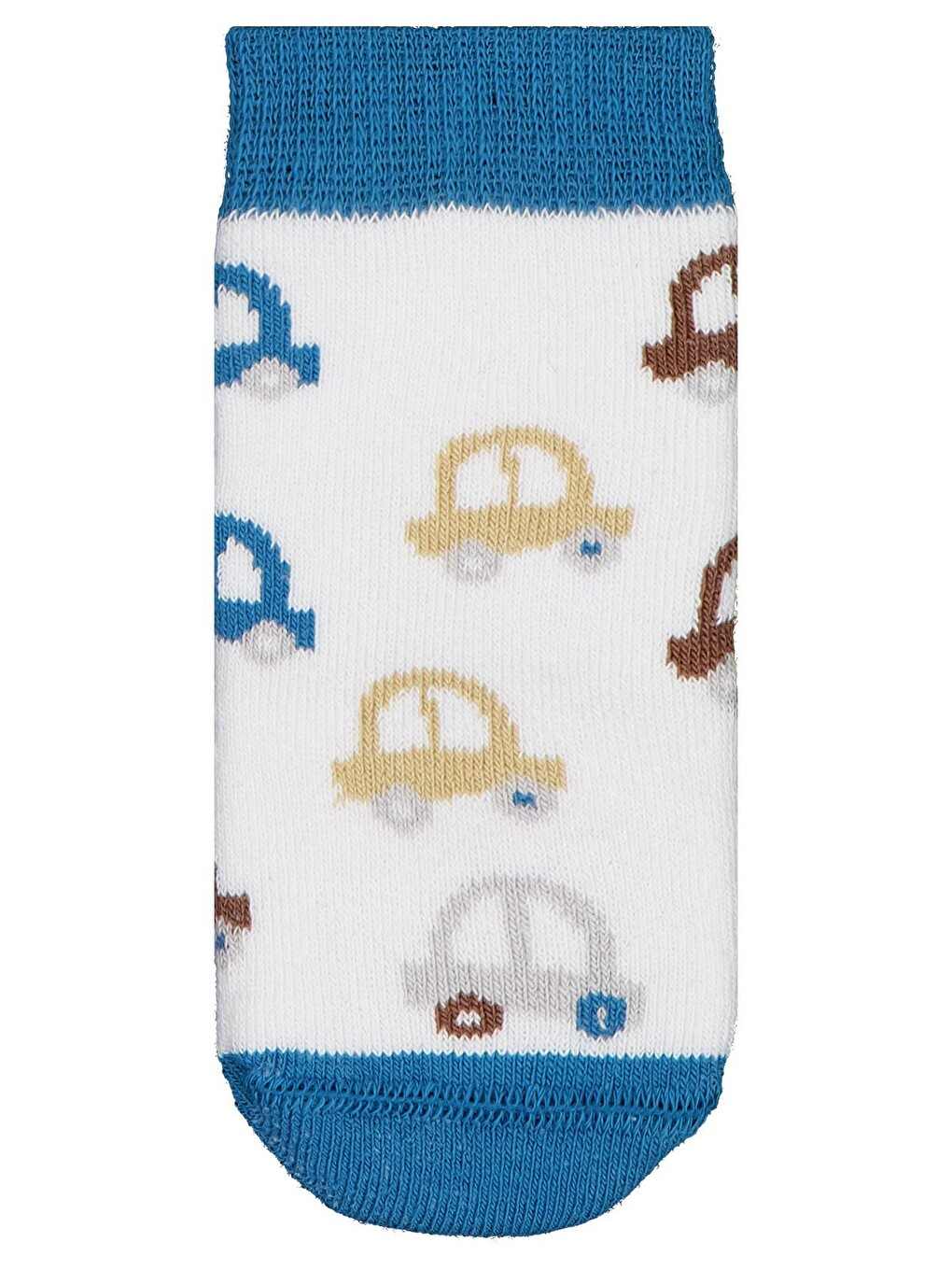 Beyaz Baby Beep Havlu 6- 2'li Bebek Erk Çorap Set - Standart-4