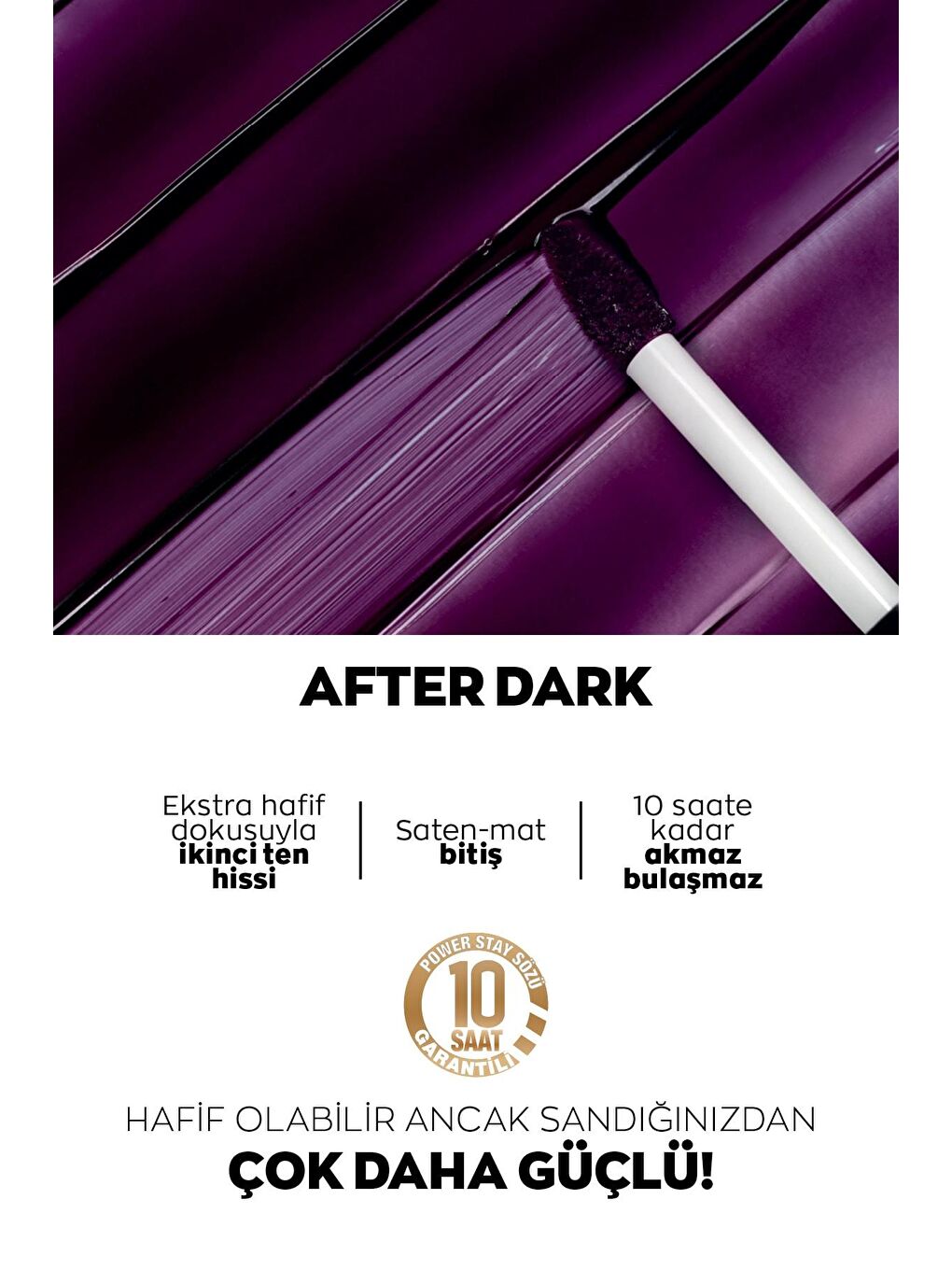 AVON Power Stay Liquid Stain Mat Ruj After Dark - 1